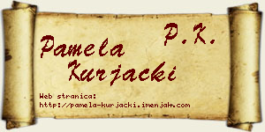 Pamela Kurjački vizit kartica